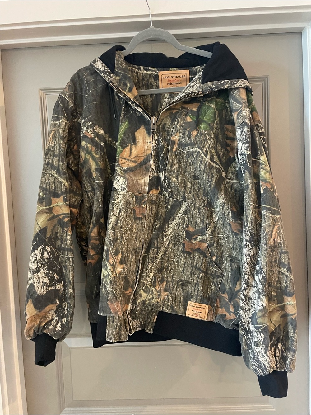 Levi's Realtree Camo Hooded Puffer Jacket - Green, Brown, Black